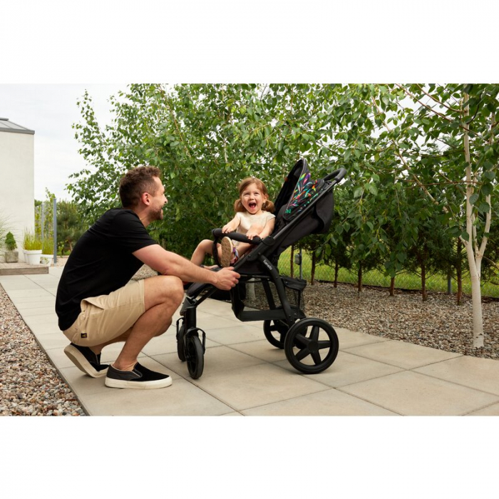Carucior sport, Lionelo, Annet Plus, De la nastere, Cu accesorii si capotina XXL reglabila, 0 - 22 Kg, Conform cu standardele europene de securitate EN1888-1 si EN1888-2, Bej [53]