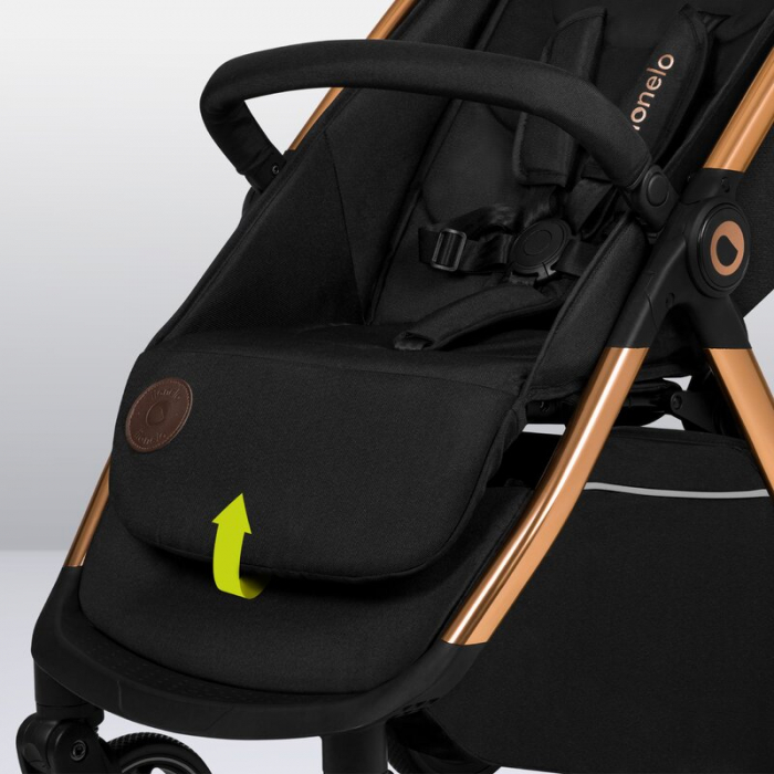 Carucior sport, Lionelo, Ingrid, Capotina impermeabila cu filtru UPF50+, Pana la 22 Kg, Spatar reglabil in 3 pozitii, Include suport pahar si plasa de tantari, Sistem pentru pliere automata, 6 luni+,  [21]