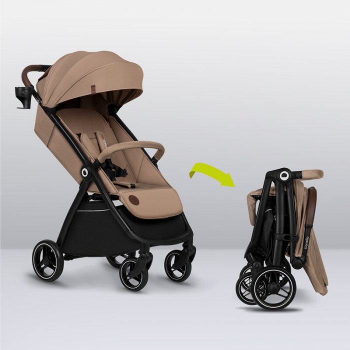 Carucior sport, Lionelo, Ingrid, Capotina impermeabila cu filtru UPF50+, Pana la 22 Kg, Spatar reglabil in 3 pozitii, Include suport pahar si plasa de tantari, Sistem pentru pliere automata, 6 luni+,  [20]