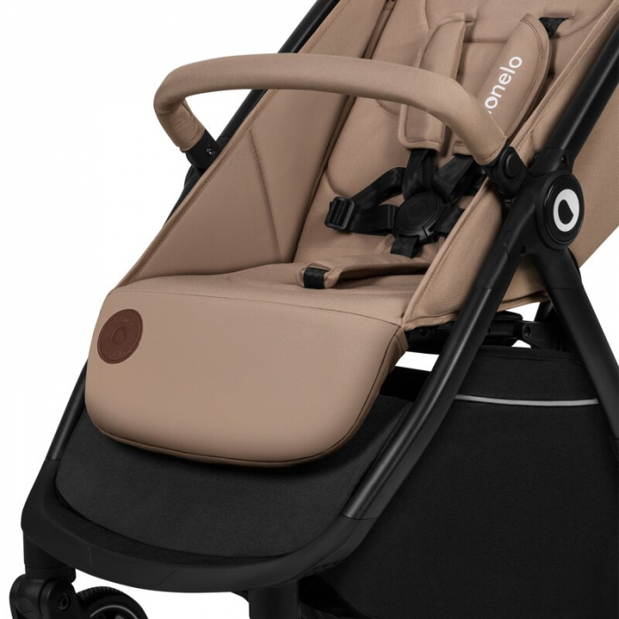Carucior sport, Lionelo, Ingrid, Capotina impermeabila cu filtru UPF50+, Pana la 22 Kg, Spatar reglabil in 3 pozitii, Include suport pahar si plasa de tantari, Sistem pentru pliere automata, 6 luni+,  [5]