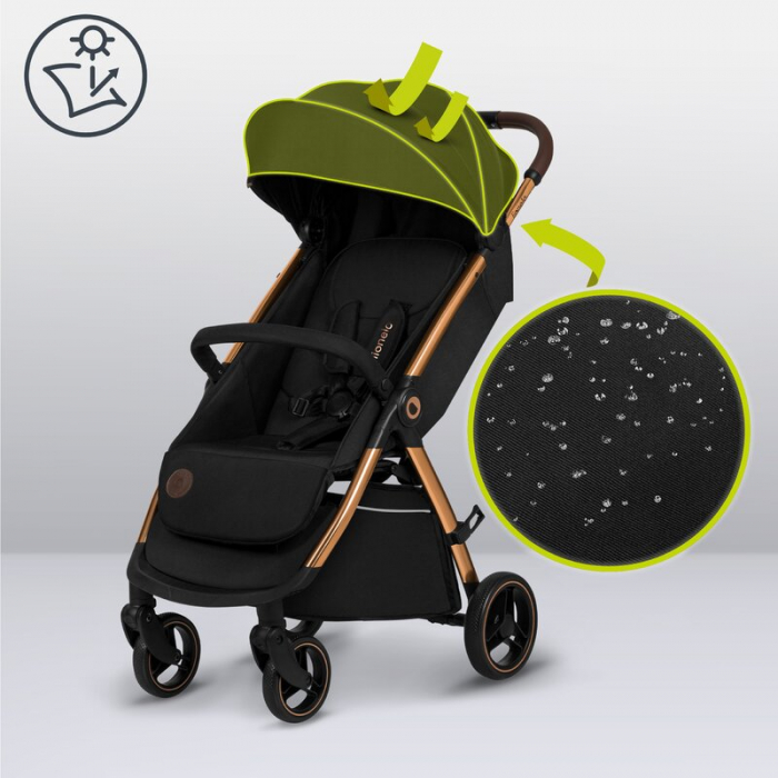 Carucior sport, Lionelo, Ingrid, Capotina impermeabila cu filtru UPF50+, Pana la 22 Kg, Spatar reglabil in 3 pozitii, Include suport pahar si plasa de tantari, Sistem pentru pliere automata, 6 luni+,  [23]