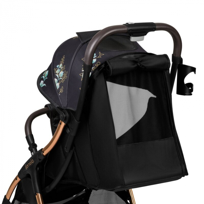 Carucior sport, Lionelo, Julie One, Editie limitata Golden Moments, De la nastere, Greutate redusa, Cu accesorii, Cadru din aluminiu, 0-22 kg, Conform cu standardele europene de securitate EN1888-1 si [11]