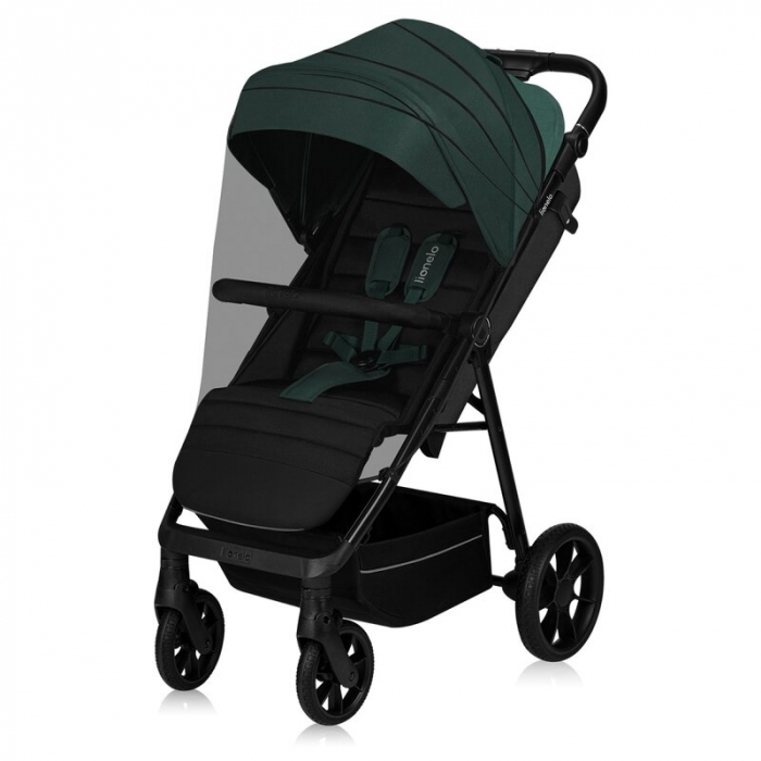 Carucior sport, Lionelo, Mira, Maner reglabil in 5 pozitii, Spatar si suport de picioare reglabile, Plasa de tantari si suport biberon incluse, Pana la 22 kg, 6 luni+, Conform cu EN1888-1, EN1888-2, T [5]