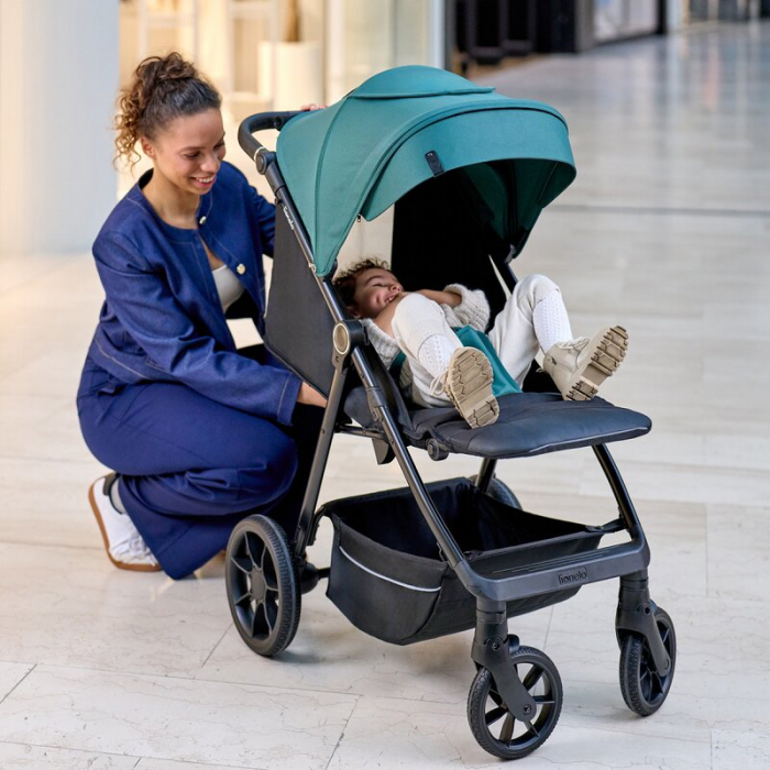 Carucior sport, Lionelo, Mira, Maner reglabil in 5 pozitii, Spatar si suport de picioare reglabile, Plasa de tantari si suport biberon incluse, Pana la 22 kg, 6 luni+, Conform cu EN1888-1, EN1888-2, T [18]