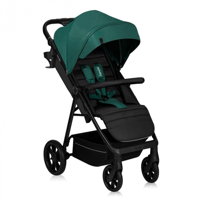 Carucior sport, Lionelo, Mira, Maner reglabil in 5 pozitii, Spatar si suport de picioare reglabile, Plasa de tantari si suport biberon incluse, Pana la 22 kg, 6 luni+, Conform cu EN1888-1, EN1888-2, T [4]
