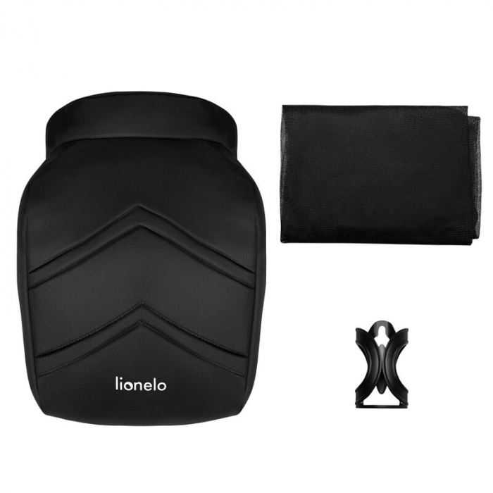 Carucior sport, Lionelo, Natt, De la nastere, Cu accesorii si capotina XXL reglabila, 0 - 22 kg, Conform cu standardele europene de securitate EN1888-1, EN1888-2, Verde [19]