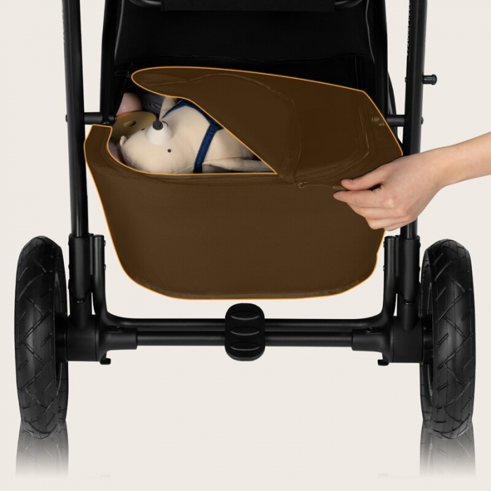 Carucior sport, Lionelo, Natt, De la nastere, Cu accesorii si capotina XXL reglabila, 0 - 22 kg, Conform cu standardele europene de securitate EN1888-1, EN1888-2, Verde [27]