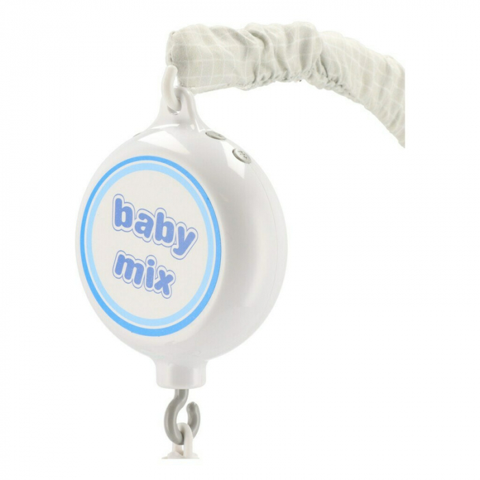 Carusel muzical pentru patut, Cu 5 jucarii din plus, Bears and rabbits, Baby Mix [2]