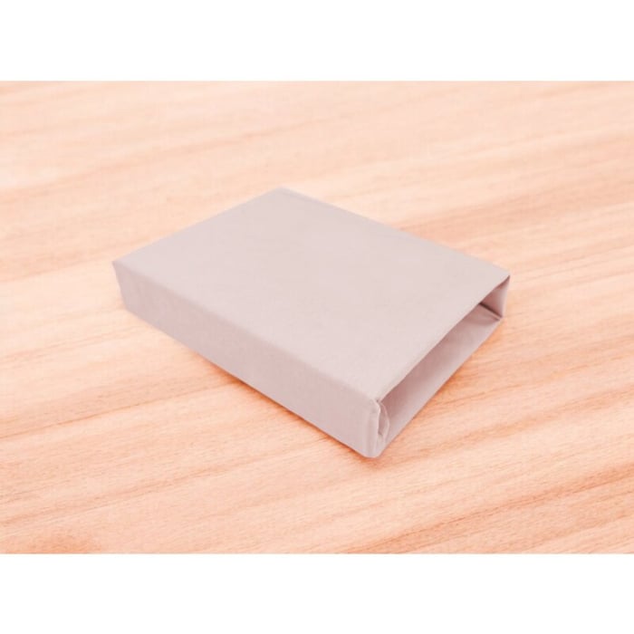 Cearceaf cu elastic, MimiNu, Pentru patut leagan sau patut co-sleeper, Dimensiune 90x40 cm, Din bumbac jersey, Material certificat Oeko Tex Standard 100, Powder Pink [2]