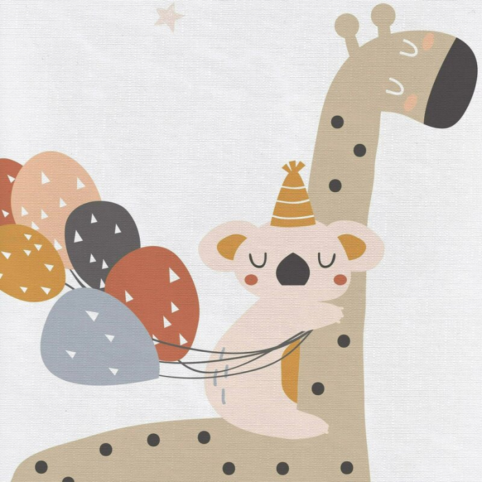 Ceba Baby - Saltea de infasat moale Giraffe, Fara ftalati, 70 x 50 cm, Alb/Bej [2]
