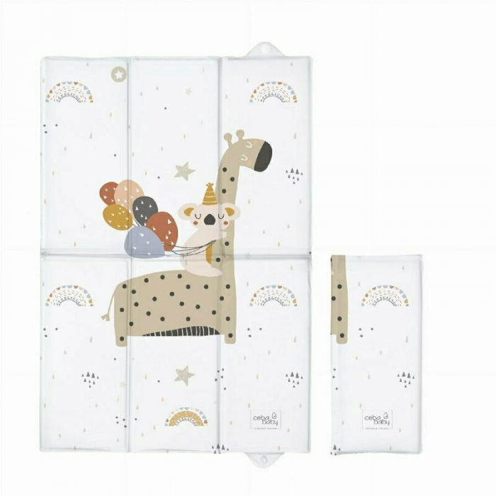 Ceba Baby - Saltea de infasat, Pliabila, 60 x 40 cm, Giraffe [1]