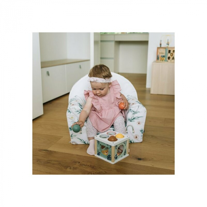 Centru de activitati, Free2Play, Cu figurine, Cu ciocanel, Din lemn, Conform cu standardul european de securitate EN71/123, 15 x 15 x 12 cm, 12 luni+, Multicolor [12]
