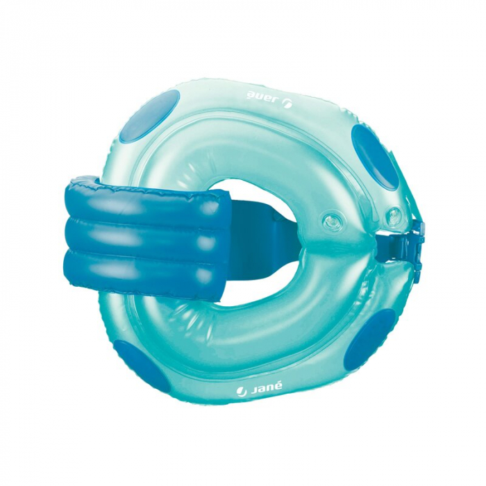 Colac ajustabil pentru bebelusi, Jane, Ideal pentru primele lectii de inot, Aquarel Blue [2]