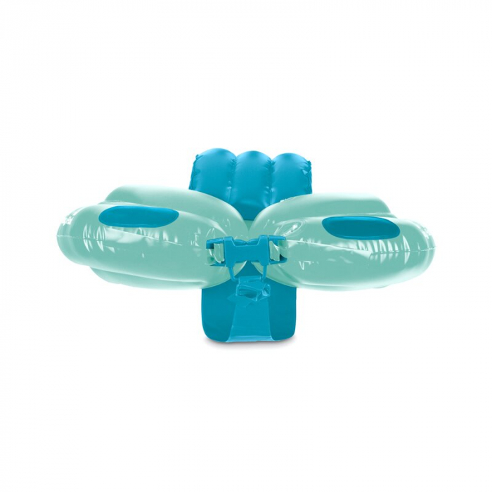Colac ajustabil pentru bebelusi, Jane, Ideal pentru primele lectii de inot, Aquarel Blue [3]