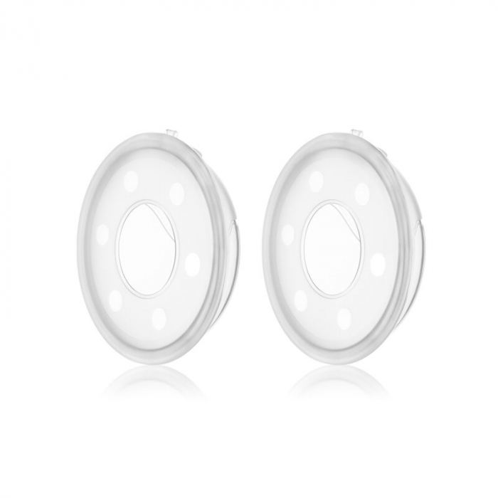 Colector de lapte, Lionelo, Milky, 2 buc, Se potriveste tuturor sutienelor, Cutie depozitare igienica inclusa, Fara bisfenol A, Capacitate 40 ml, Transparent [7]