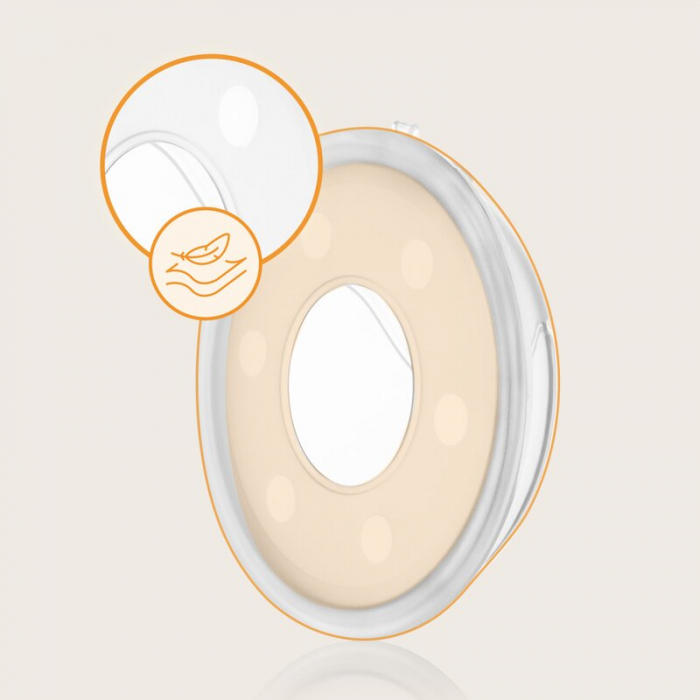Colector de lapte, Lionelo, Milky, 2 buc, Se potriveste tuturor sutienelor, Cutie depozitare igienica inclusa, Fara bisfenol A, Capacitate 40 ml, Transparent [17]