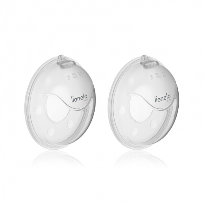 Colector de lapte, Lionelo, Milky, 2 buc, Se potriveste tuturor sutienelor, Cutie depozitare igienica inclusa, Fara bisfenol A, Capacitate 40 ml, Transparent [6]