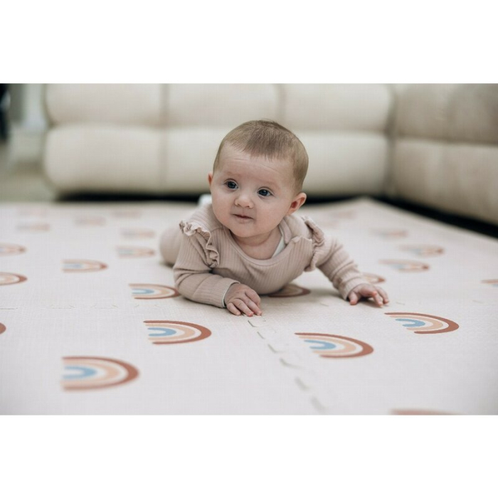 Covoras puzzle, Free2Play, Pentru copii, Din spuma, 121 x 178.5 cm, 6 bucati, 36 luni+, Rainbow [3]