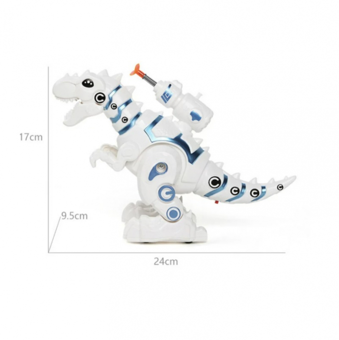 Dinozaur T-Rex electric, cu aruncator de sageti, lumini si sunete [3]
