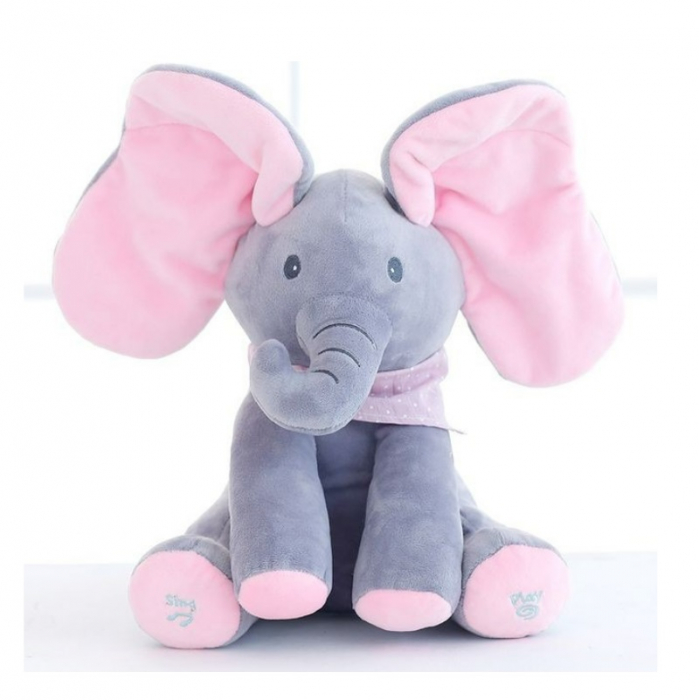 Elefant Cucu Bau, Jucarie interactiva Peek a Boo [1]