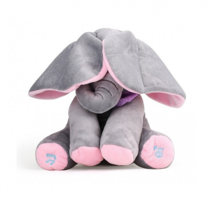 Elefant Cucu Bau, Jucarie interactiva Peek a Boo [2]