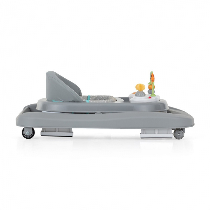 Feedo - Premergator, Pliabil, Cu panou de joaca inclus, Cu inaltime reglabila in 3 pozitii, Cu sistem de franare, Dezvolta abilitatile motorii si senzoriale, Greutate maxima suportata 12 kg, 6 luni+,  [4]