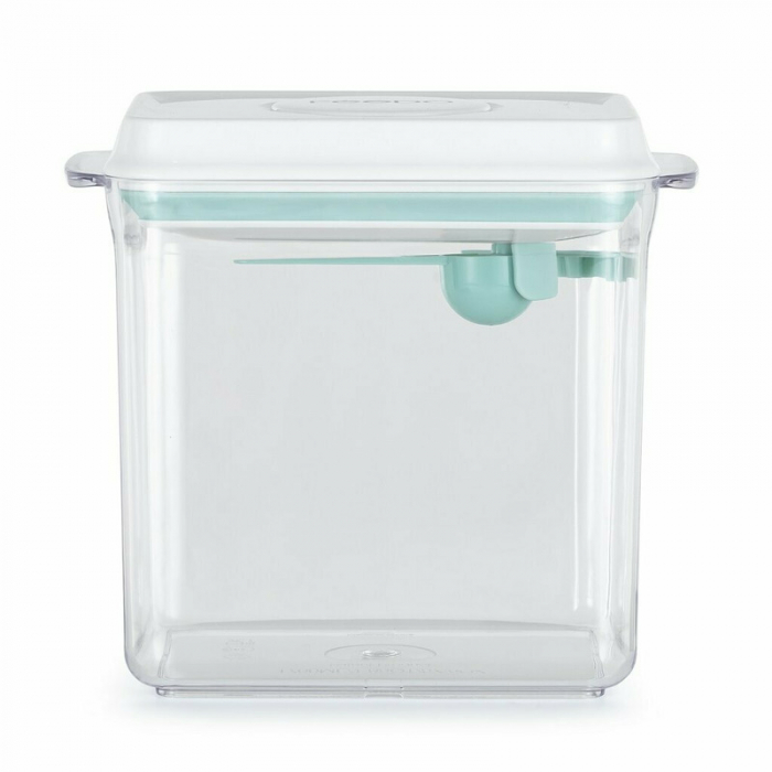 Feedo - Recipient depozitare lapte praf, 1700 ml, Capac etans, Din plastic, Fara BPA, Turcoaz [1]