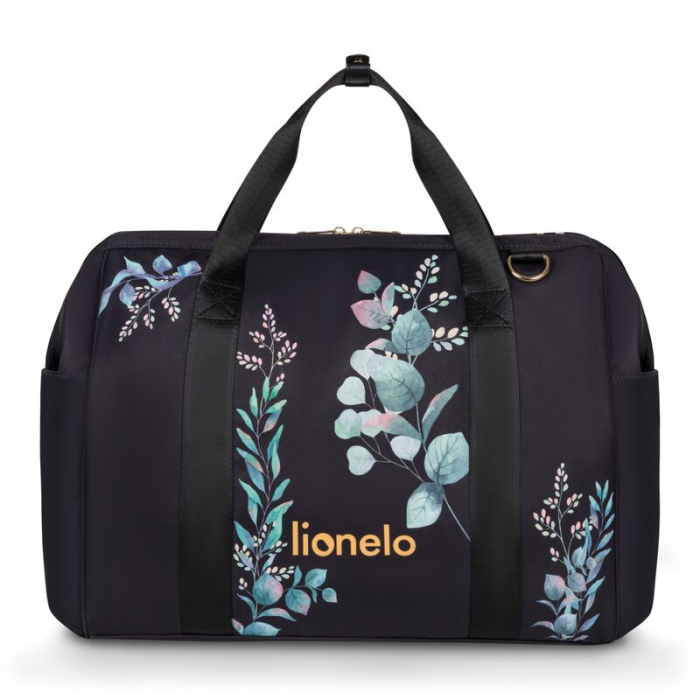 Geanta pentru mamici, Lionelo, Ida, Golden Moments, Editie limitata, Cu multiple compartimente, Negru [1]