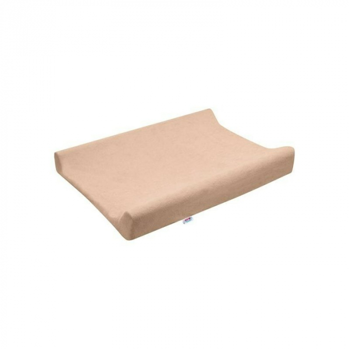 Husa, New Baby, Pentru saltea de infasat, 50x70 cm, Cu banda elastica, Bumbac terry, Beige [1]
