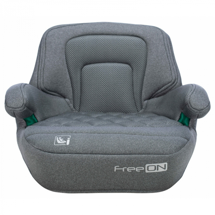 Inaltator auto, Cosmo Plus I-Size, Cu isofix, Cu spatar inaltat si cotiere, Potrivit pentru copiii intre 125 si 150 cm sau intre 25 si 36 Kg, FreeON, Conform cu standardul european de securitate ECE R [2]