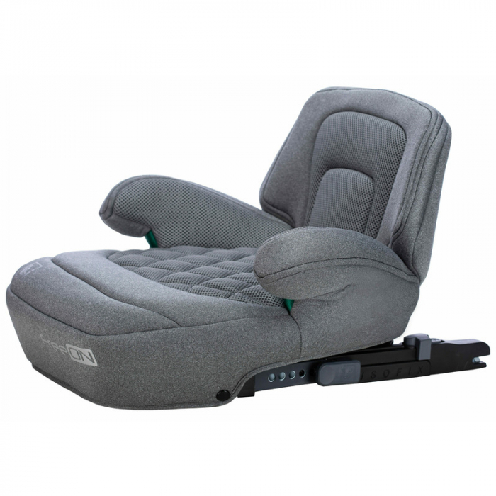 Inaltator auto, Cosmo Plus I-Size, Cu isofix, Cu spatar inaltat si cotiere, Potrivit pentru copiii intre 125 si 150 cm sau intre 25 si 36 Kg, FreeON, Conform cu standardul european de securitate ECE R [9]