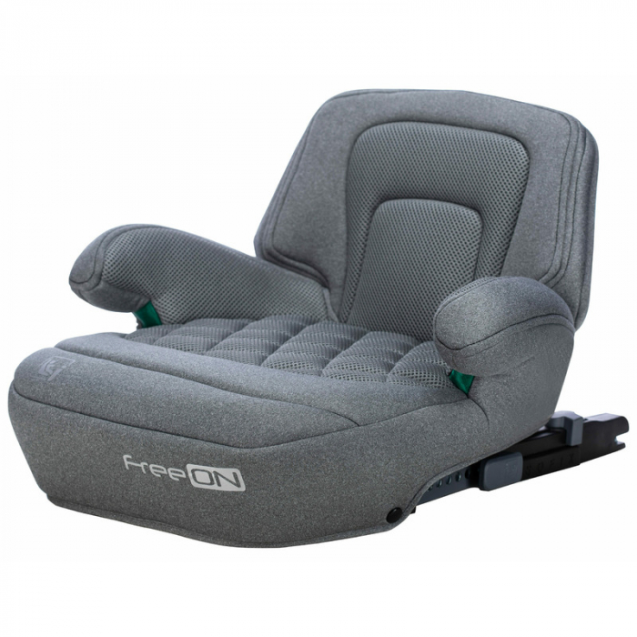 Inaltator auto, Cosmo Plus I-Size, Cu isofix, Cu spatar inaltat si cotiere, Potrivit pentru copiii intre 125 si 150 cm sau intre 25 si 36 Kg, FreeON, Conform cu standardul european de securitate ECE R [8]