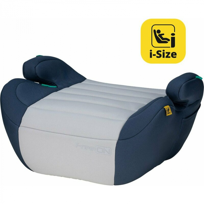 Inaltator auto, FreeON, Comfy, Pentru copii, I-size, 125-150 cm, Orientare in sensul directiei de mers, Conform cu standardul european de securitate ECE R129, Blue/Grey [1]