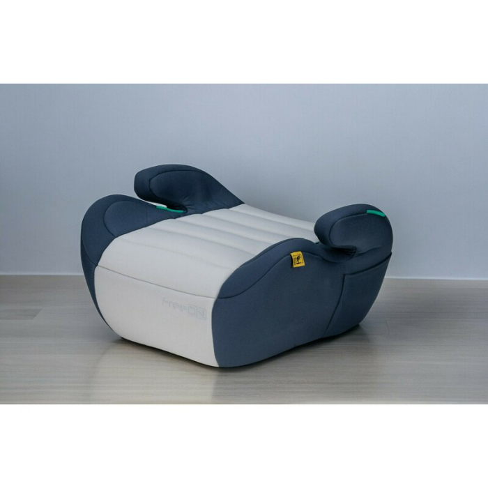 Inaltator auto, FreeON, Comfy, Pentru copii, I-size, 125-150 cm, Orientare in sensul directiei de mers, Conform cu standardul european de securitate ECE R129, Blue/Grey [3]