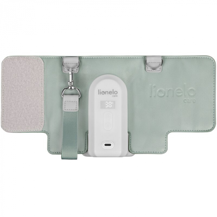 Incalzitor biberoane, Lionelo, ThermUp Go Evo, Portabil, Cu 5 niveluri de incalzire, Cu buton Safety Control, Mentinere caldura pana la 9h, Incarcare USB, Verde [8]