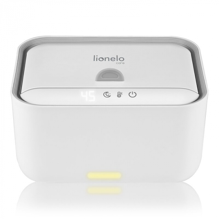 Incalzitor servetele umede, Lionelo, Babybliss, Cu 3 setari de temperatura, Loc suficient pentru un intreg pachet de servetele umede, Panou de control cu ecran tactil, Fara BPA, White [13]