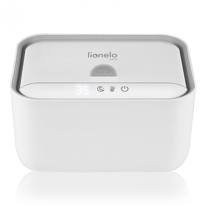 Incalzitor servetele umede, Lionelo, Babybliss, Cu 3 setari de temperatura, Loc suficient pentru un intreg pachet de servetele umede, Panou de control cu ecran tactil, Fara BPA, White [4]