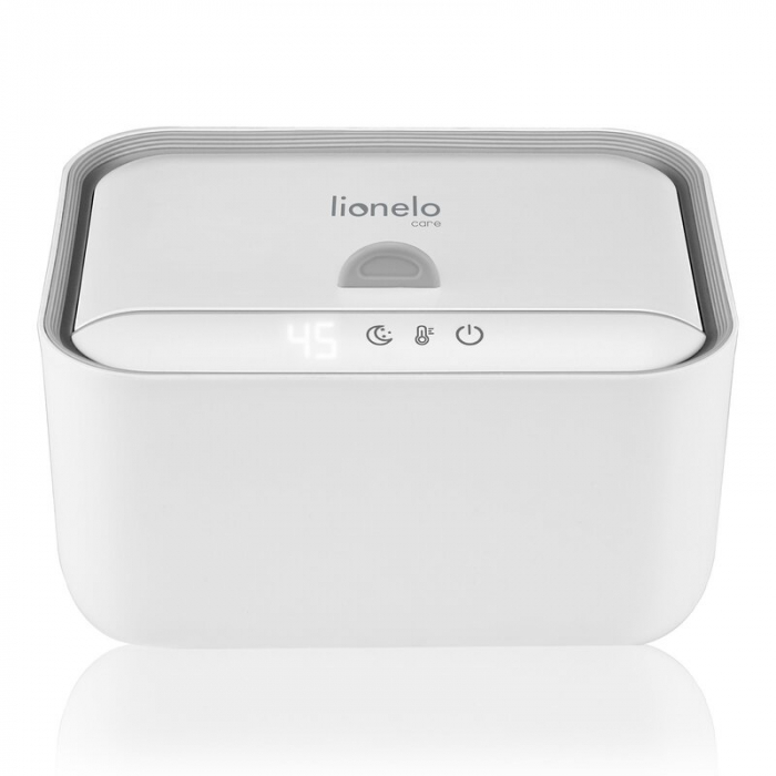 Incalzitor servetele umede, Lionelo, Babybliss, Cu 3 setari de temperatura, Loc suficient pentru un intreg pachet de servetele umede, Panou de control cu ecran tactil, Fara BPA, White [5]