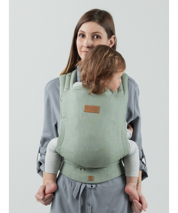 ISARA Quick Half Buckle - Sage Green Linen [1]