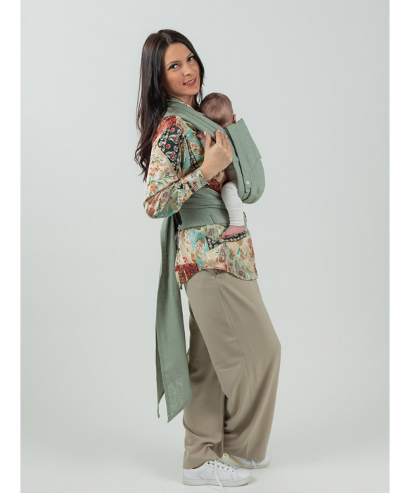 ISARA Quick Half Buckle - Sage Green Linen [7]