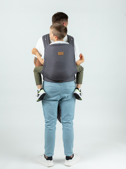 ISARA Quick Half Buckle PRESCHOOLER Graphite Linen [6]