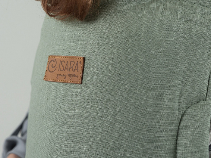 ISARA Quick Half Buckle Sage Green Linen [6]