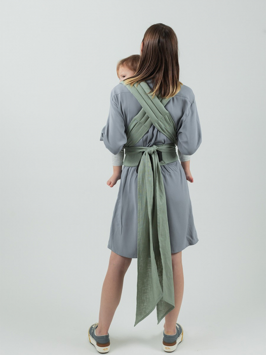 ISARA Quick Half Buckle Sage Green Linen [4]