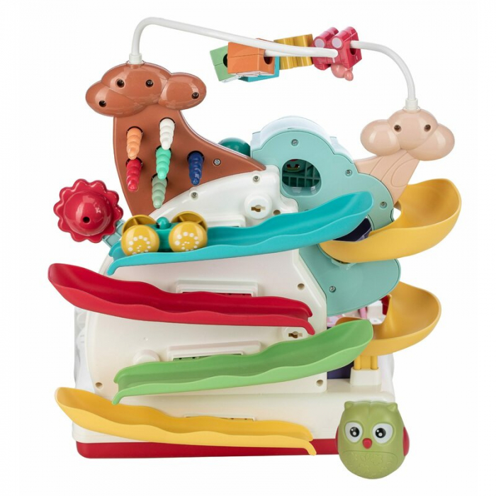 Jucarie interactiva, Free2Play, Cu o varietate de jocuri, Cu pian sau xilofon, Cu pista de masini, Cu bile, 26x28x36 cm, 36 luni+, Multicolor [2]