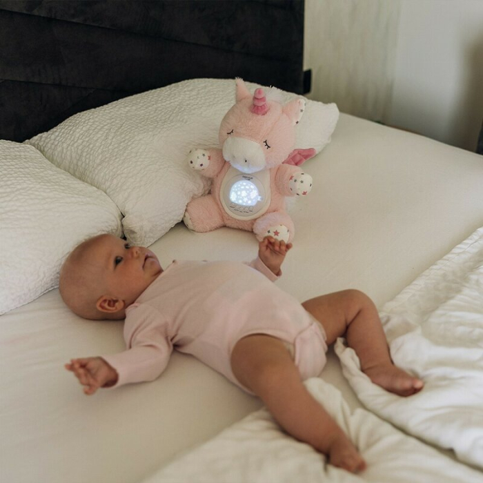 Jucarie multifuncionala, Cu proiector muzical, Free2Play, Din plus, Cu 7 modele de proiectie, Cu sunete si melodii, Unicorn [5]