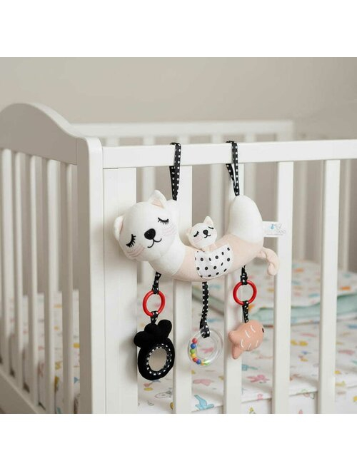 Jucarie pentru patut si carucior, Bocioland, Multifunctionala, Kitten [4]