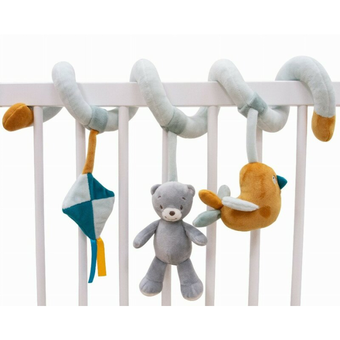 Jucarie pentru patut si carucior, Free2Play, Multifunctionala, Max the Bear, Dezvolta abilitati motorii si senzoriale, 0 luni+ [5]