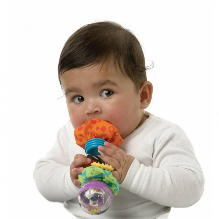 Jucarie zornaitoare, Cu diferite texturi, Dimensiune mare, Super Shaker, Playgro [2]
