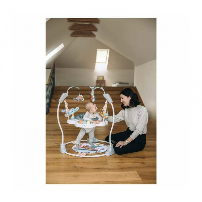Jumper interactiv, FreeON, Jump&Play, Pana la 11 kg, Cu jucarii, Cu sunete si lumini, 0 luni+, Multicolor [6]