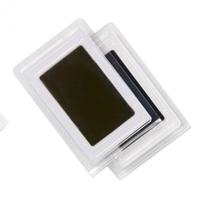 Kit rama foto tripla, Jane, Cu cerneala pentru manuta si piciorus, Non-toxic, White [3]